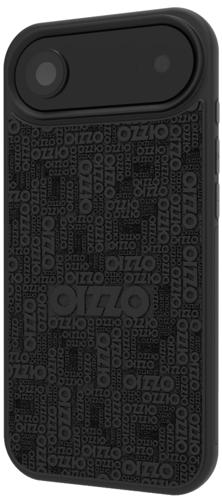OIZZO RANDOM LOGO - JET BLACK