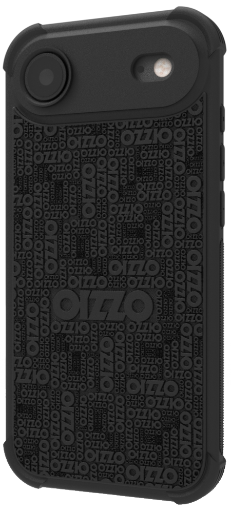 OIZZO RANDOM LOGO - JET BLACK